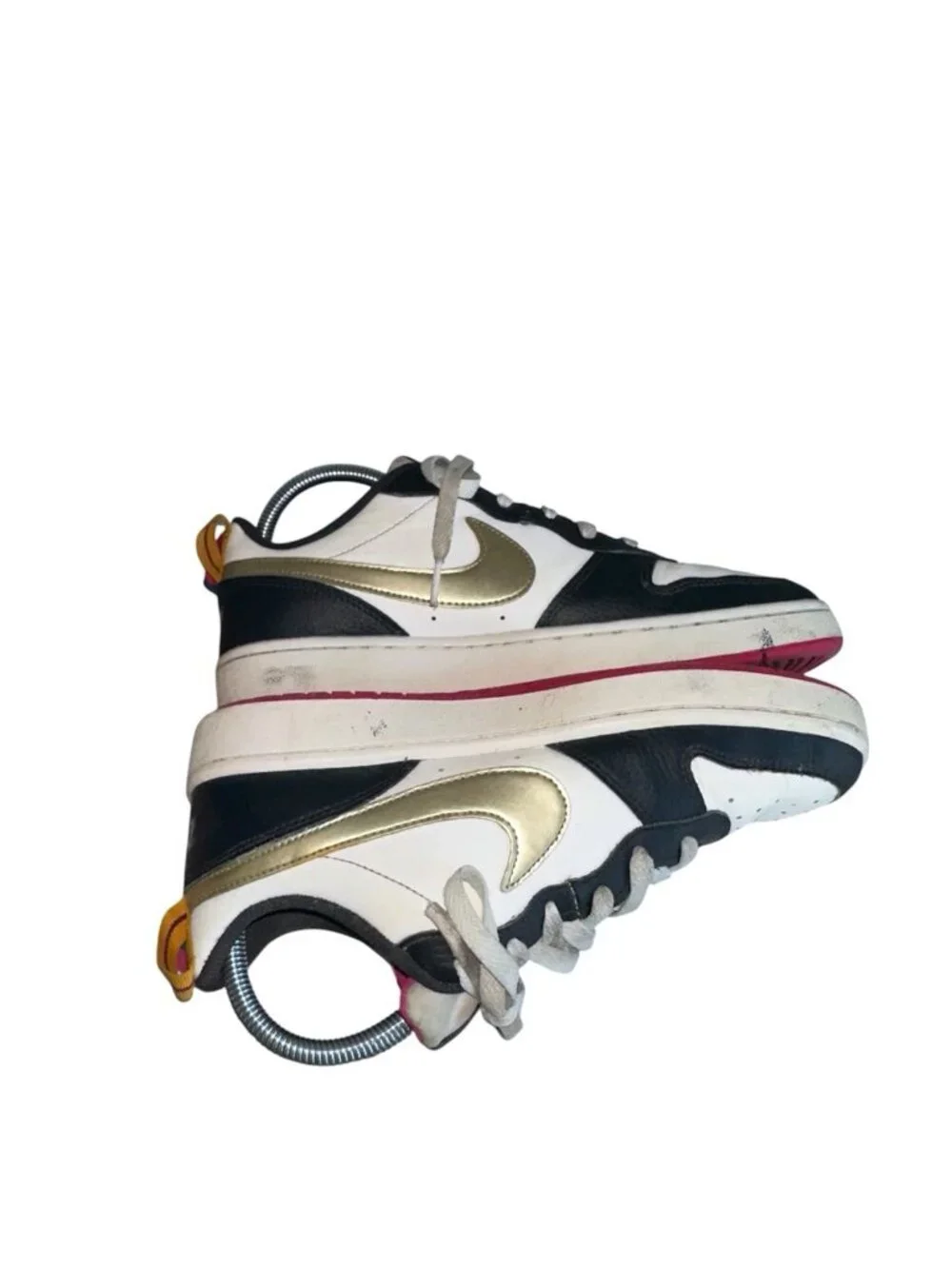Nike Court Borough 2 SE Low Summit White Pink Prime - DJ0040-100 Size 6.5Y